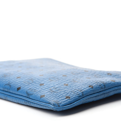 MCM Visetos Medium Crossbody Pouch Blue 7 of 11