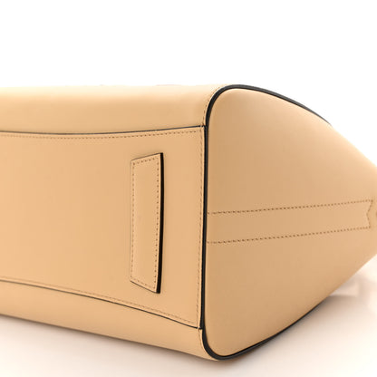 Givenchy Calfskin Embroidered Logo Small Antigona Beige Camel 9 of 9