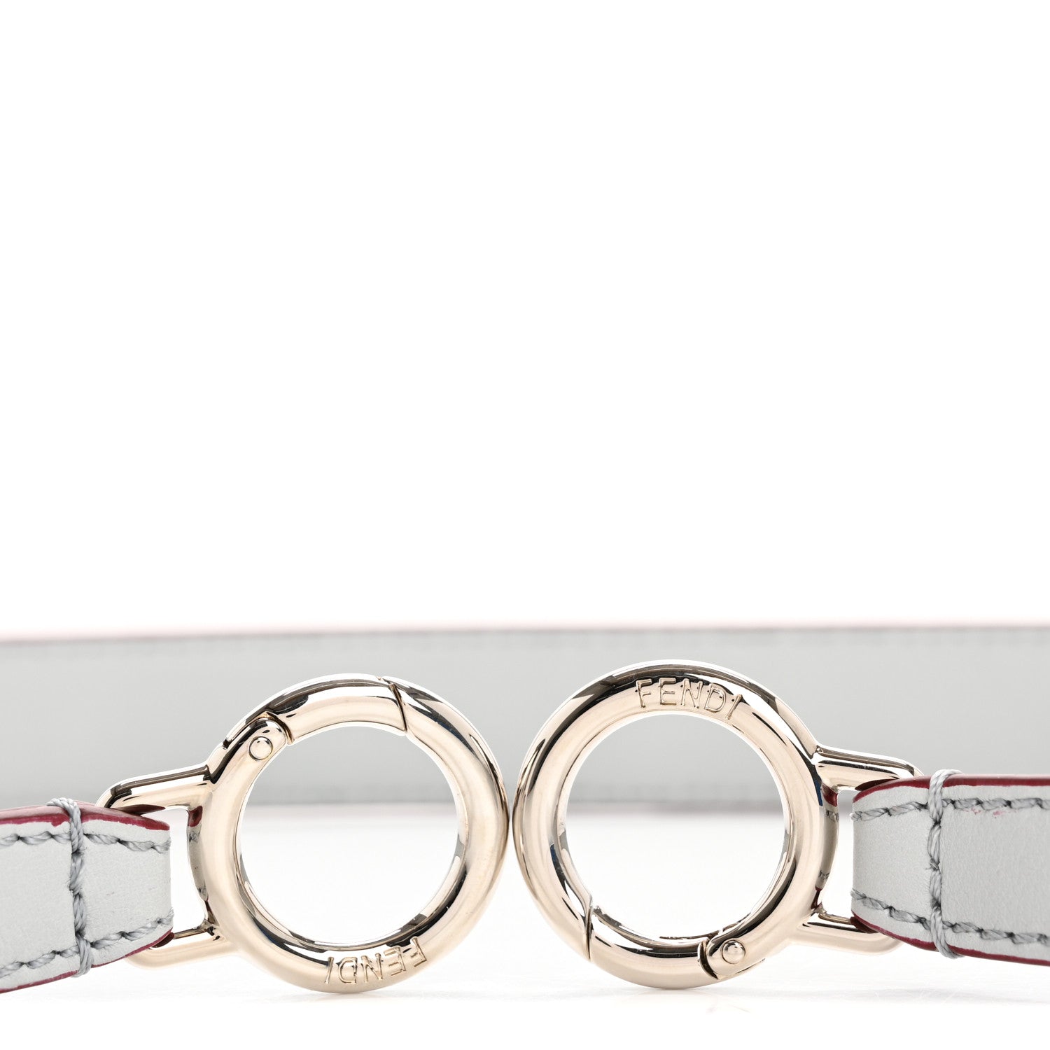 Fendi Calfskin Adjustable Peekaboo Strap Light Blue 3 of 4