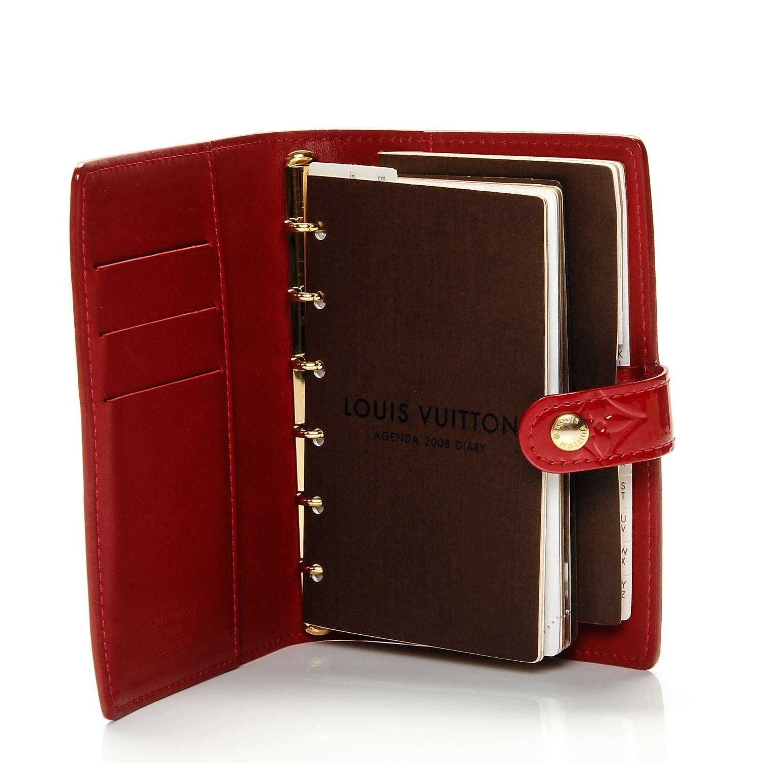 Louis Vuitton Vernis Small Ring Agenda Cover Pomme D'Amour 6 of 8