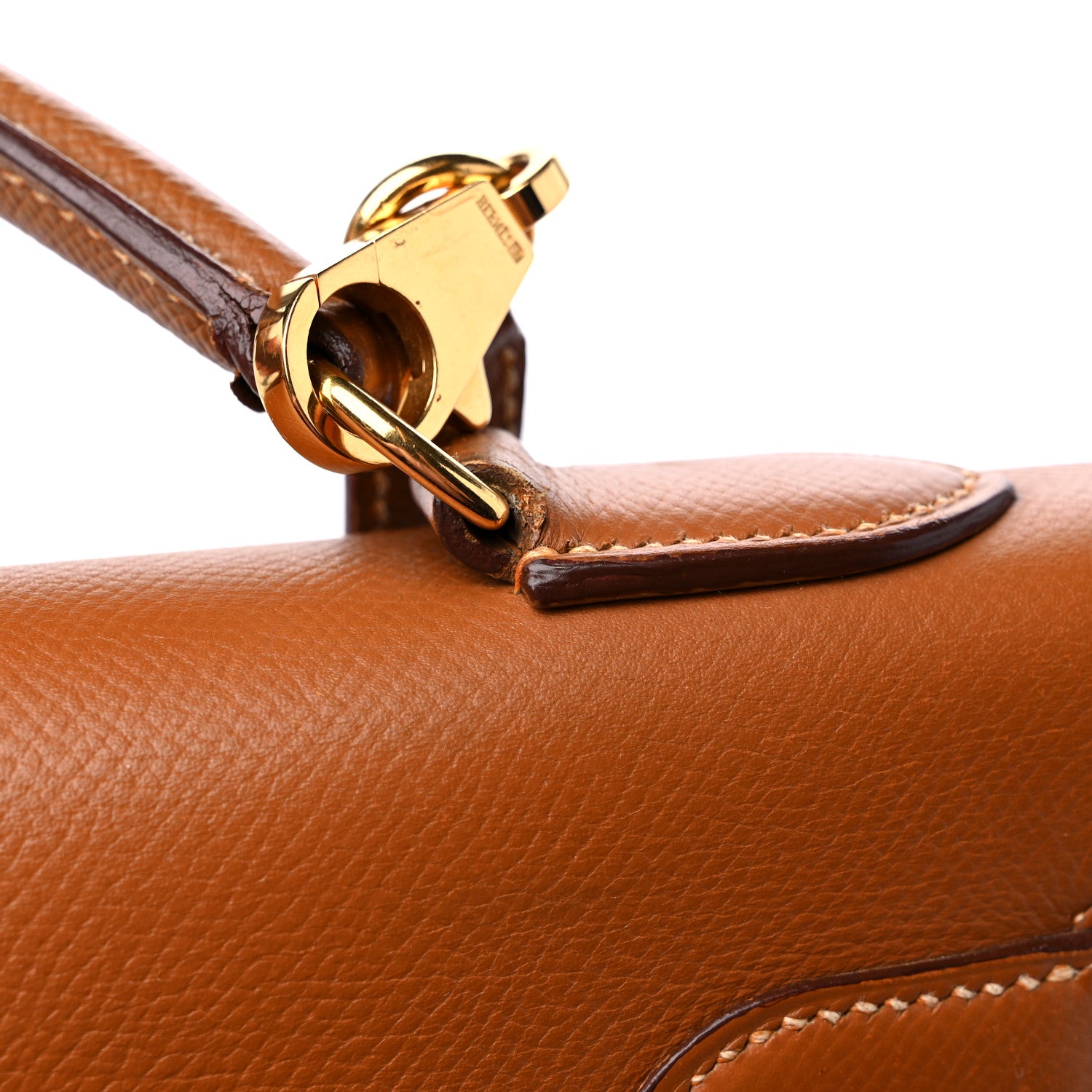 Hermes Courchevel Kelly Sellier 32 Gold 18 of 23