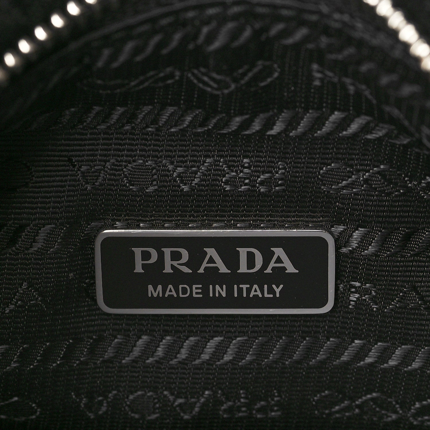 Prada Shearling Mini Re-Edition 2000 Bag Black 6 of 6