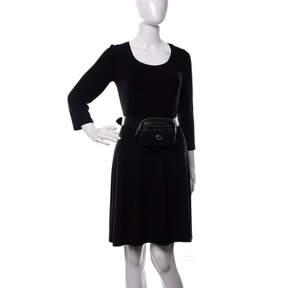 Gucci Fluffy Calfskin Mini Morpheus Belt Bag 90 36 Black 2 of 12