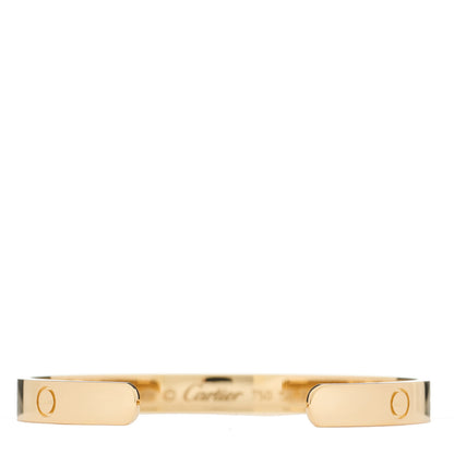 Cartier 18K Yellow Gold LOVE Cuff Bracelet 17 2 of 3