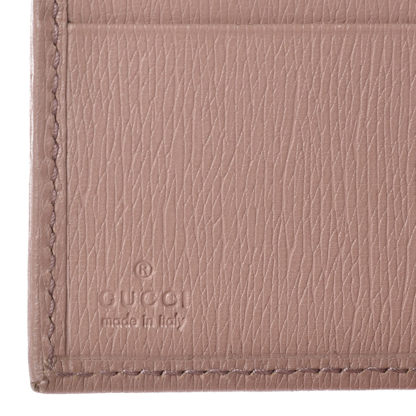 Calfskin Interlocking G French Flap Wallet Antique Rose
