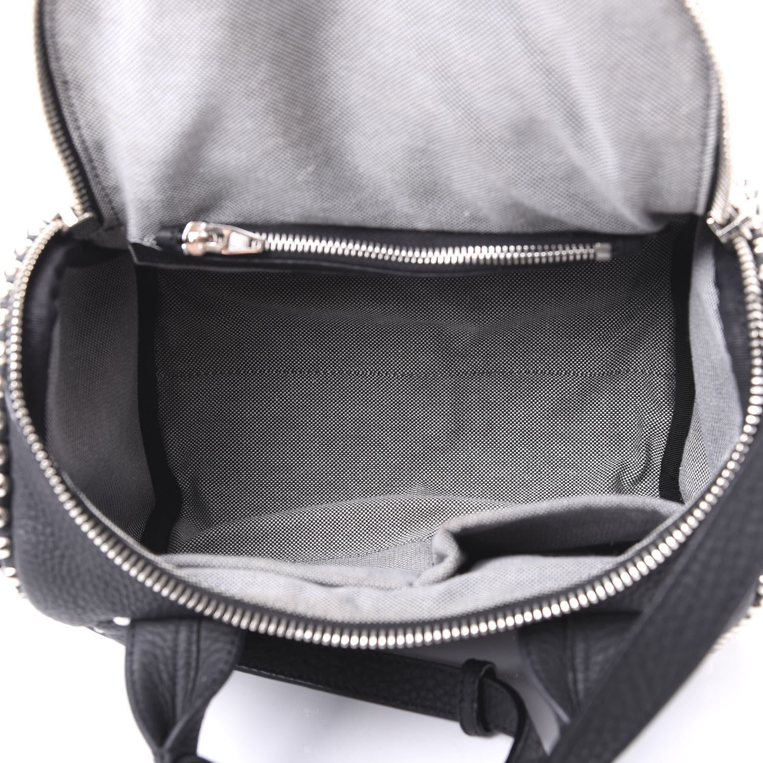 Alexander Wang Calfskin Studded Rockie Matte Black Rhodium Hardware 4 of 8