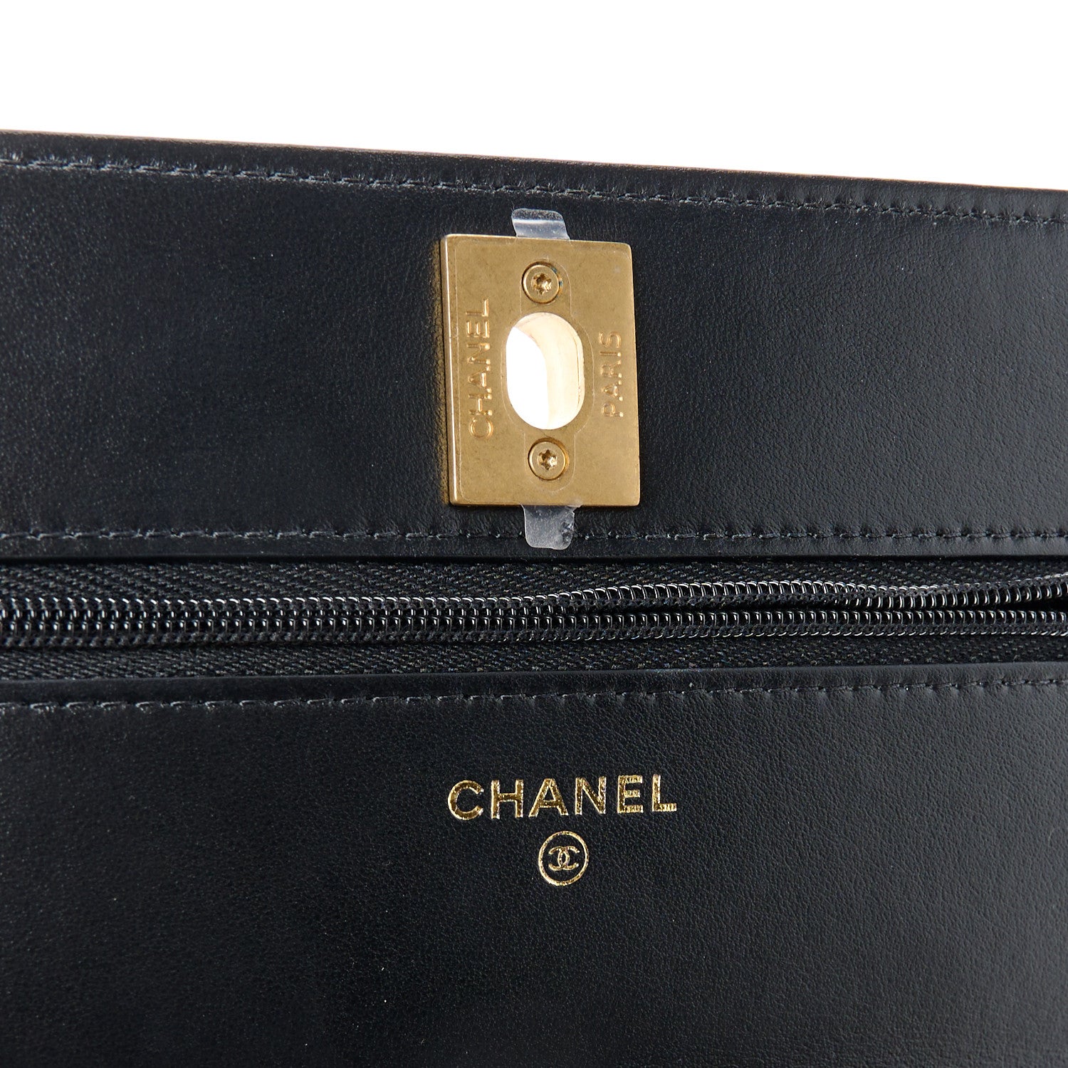 Chanel Pearly Caviar Quilted Fit For You Wallet On Chain WOC Navy 6 of 12