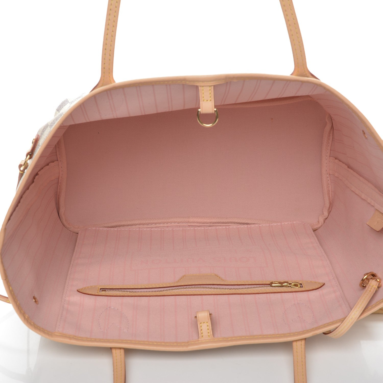 Louis Vuitton Damier Azur Neo Neverfull MM Rose Ballerine 5 of 8