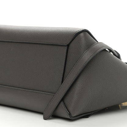 Celine Grained Calfskin Micro Belt Bag Grey 10 of 10