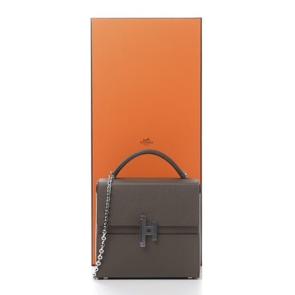 Hermes Epsom Cinhetic Boxy Top Handle Bag Etoupe 11 of 11