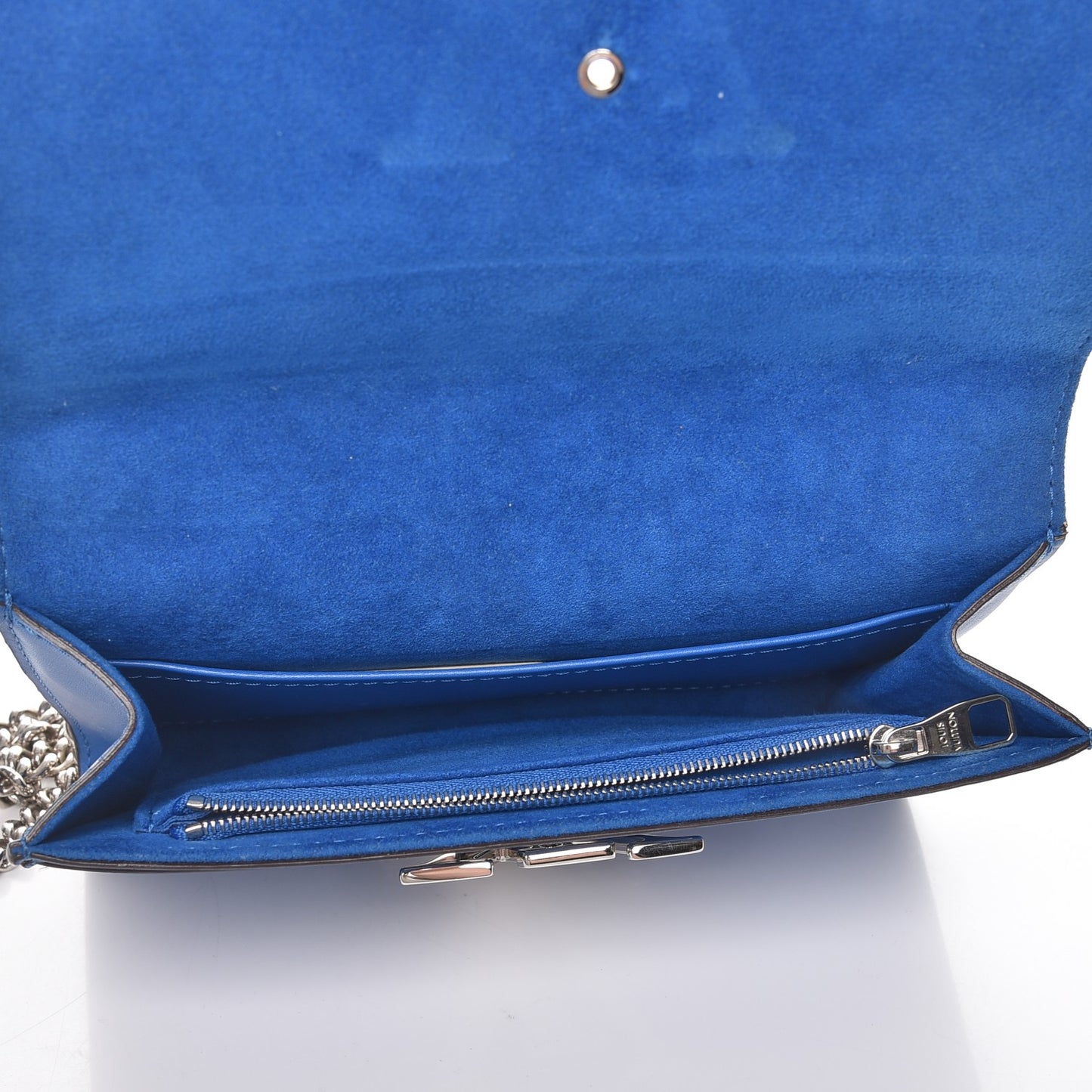 Calfskin Chain Louise MM Outremer