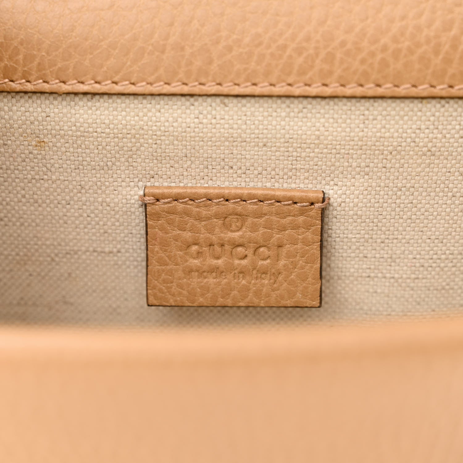 Gucci Dollar Calfskin Crystal Mini Dionysus Shoulder Bag Natural Tan Black Diamond 6 of 12