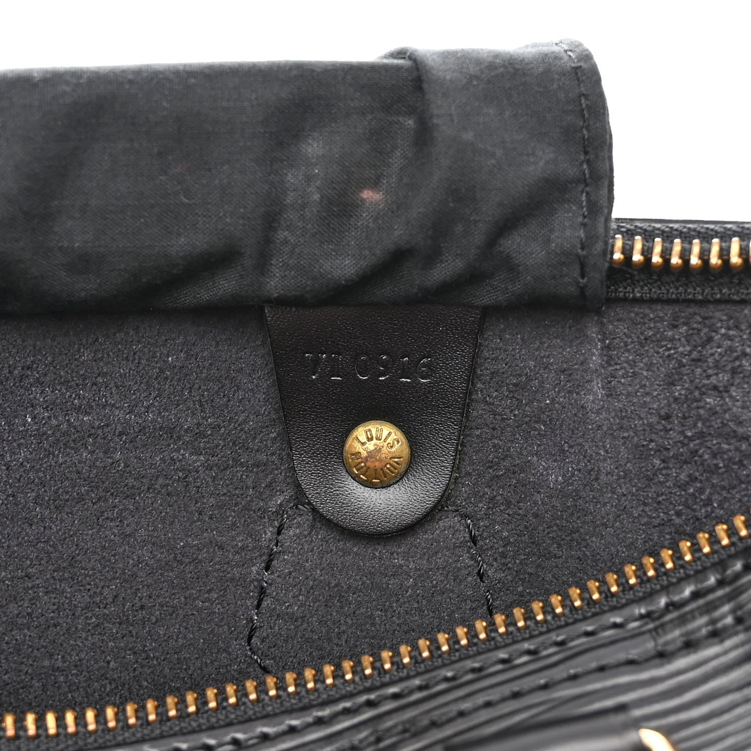 Louis Vuitton Epi Speedy 30 Black 7 of 16