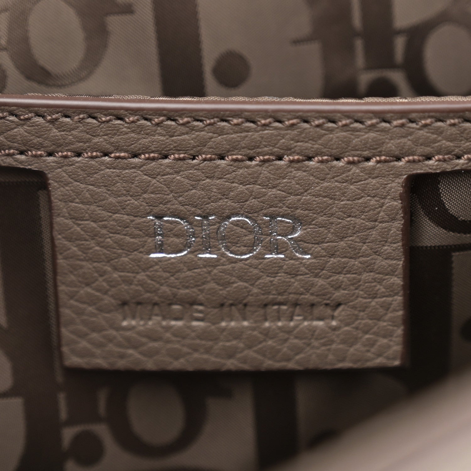 Christian Dior Grained Calfskin Hit The Road Bag Dark Green 6 of 10