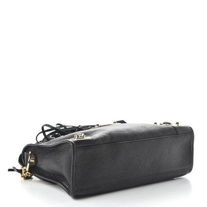 Balenciaga Chevre Gold Metallic Edge Hardware S City Black 4 of 9