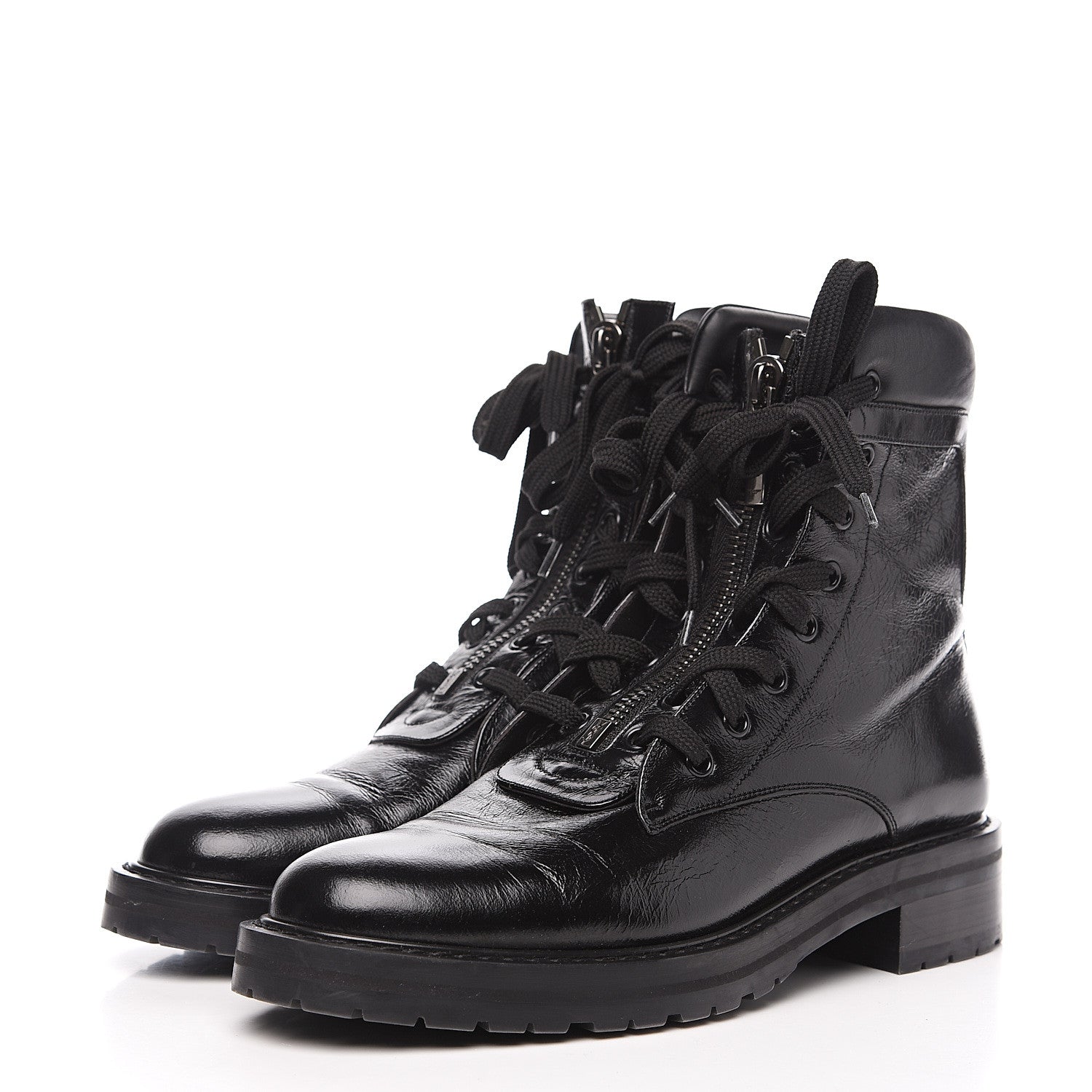 Saint Laurent Calfskin William Double-Laced Boot 40.5 Black 3 of 8