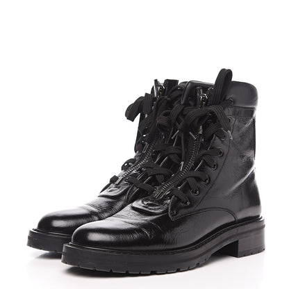 Saint Laurent Calfskin William Double-Laced Boot 40.5 Black 3 of 8