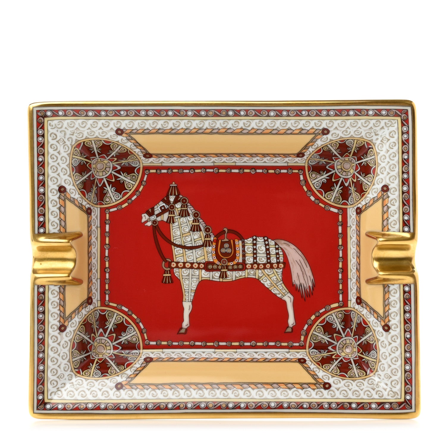 Hermes Porcelain Paperole Ashtray 1 of 5