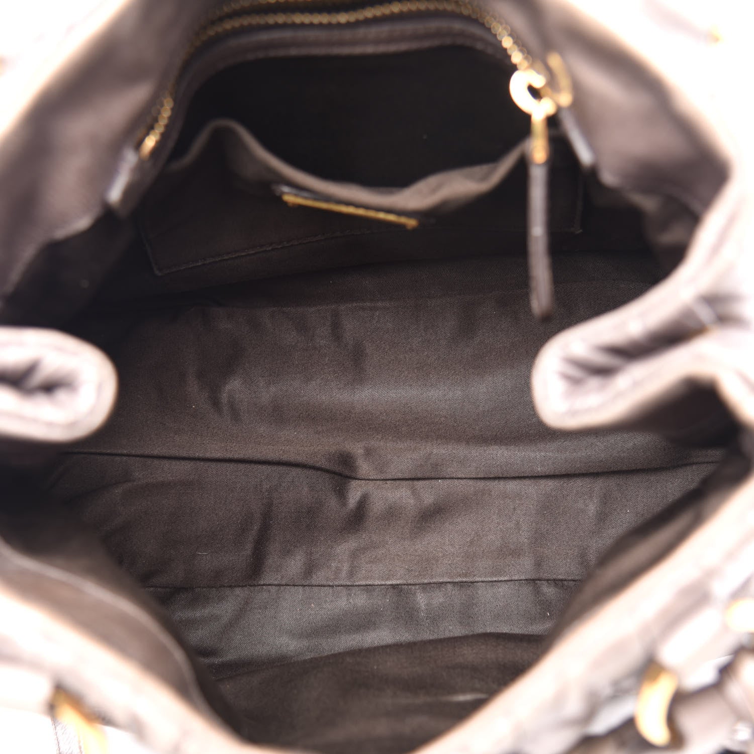 Miu Miu Nappa Matelasse Top Handle Satchel Fumo 5 of 12