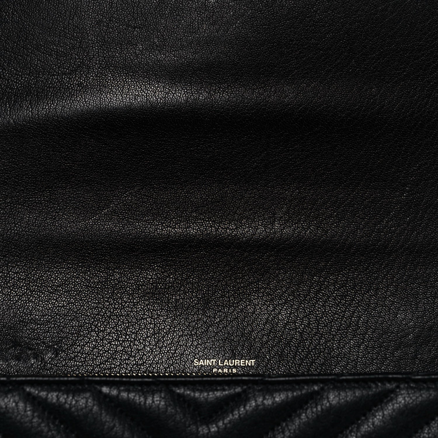 Saint Laurent Sheepskin Matelasse Chevron Monogram Large College Satchel Black 10 of 13