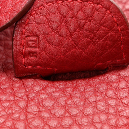 Hermes Taurillon Clemence Evelyne II PM Rouge Garance 7 of 10