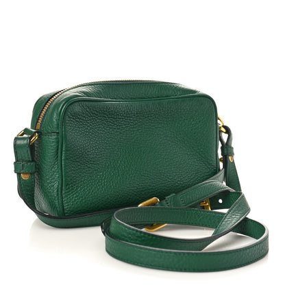 Prada Vitello Phenix Camera Bag Smeraldo 3 of 9