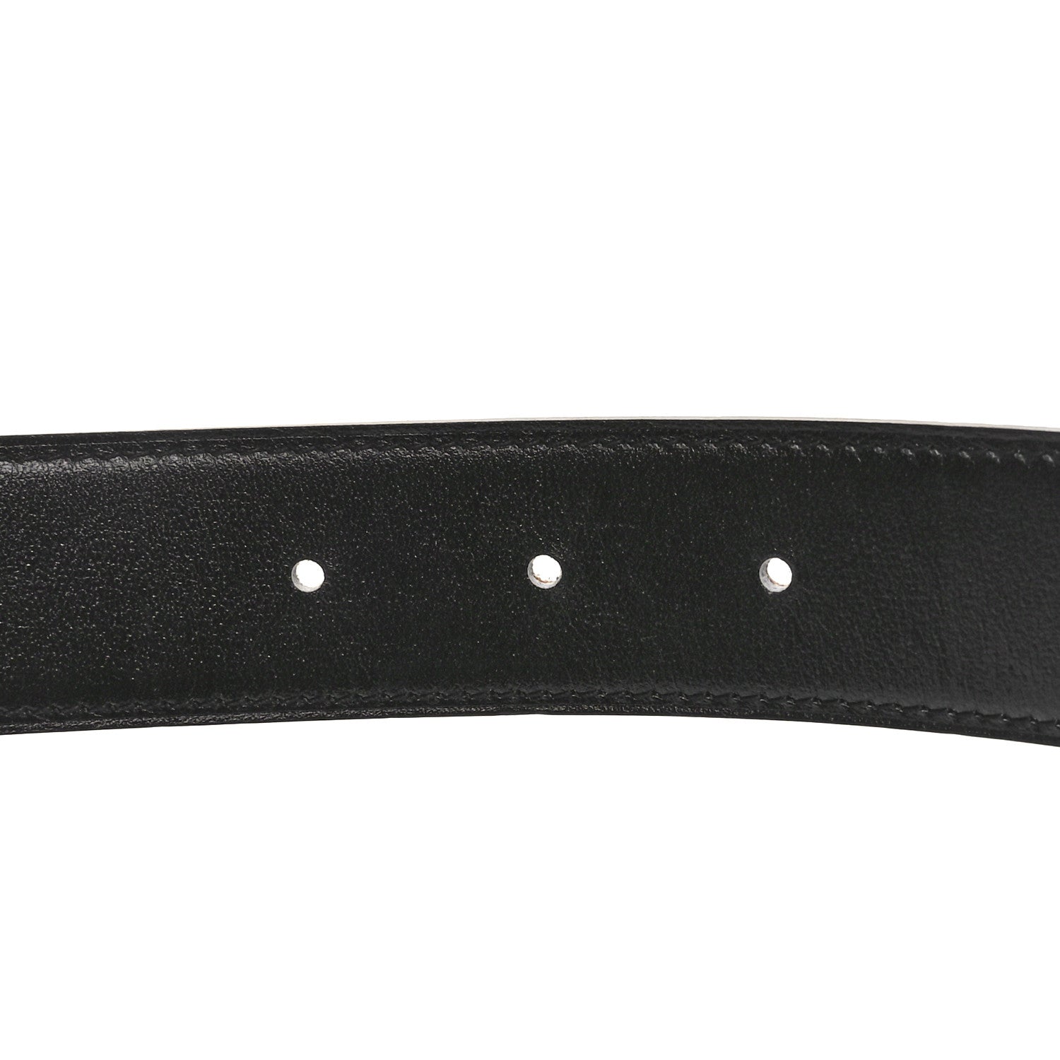 Hermes Box 135 Togo 38mm H Twist Belt 95 38 Black Gold 3 of 5