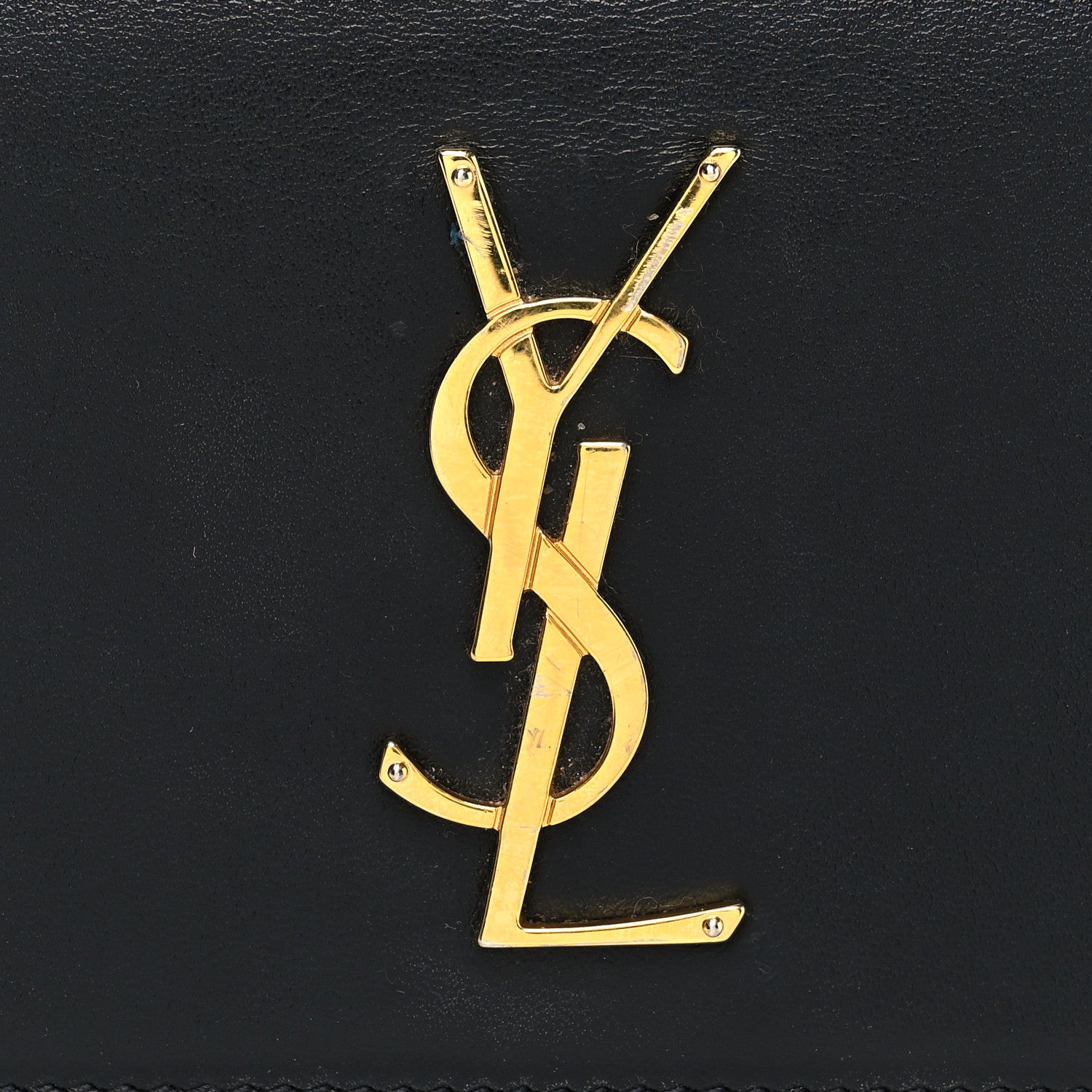 Saint Laurent Smooth Calfskin Monogram Kate Belt Bag Black 7 of 12