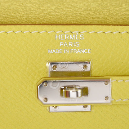 Hermes Epsom Tiny Kelly Sellier Lime 9 of 11