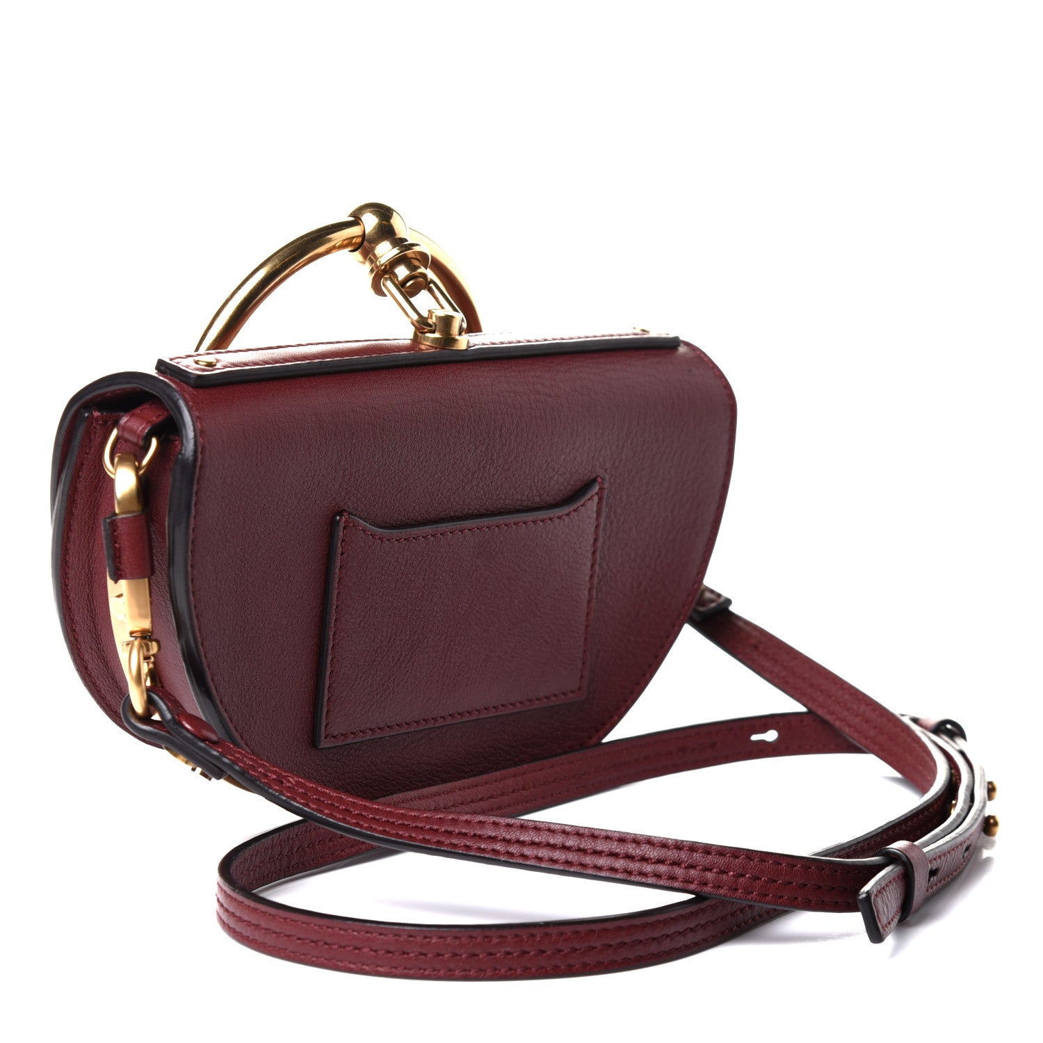 Chloe Calfskin Small Nile Bracelet Minaudiere Bag Plum Purple 4 of 18