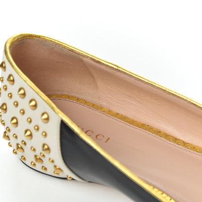 Gucci Calfskin Studded Lexi Ballerina Flats 39.5 Black 17 of 19