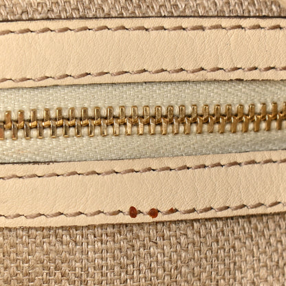 Gucci Straw Peggy Bamboo Handle Hobo 14 of 16