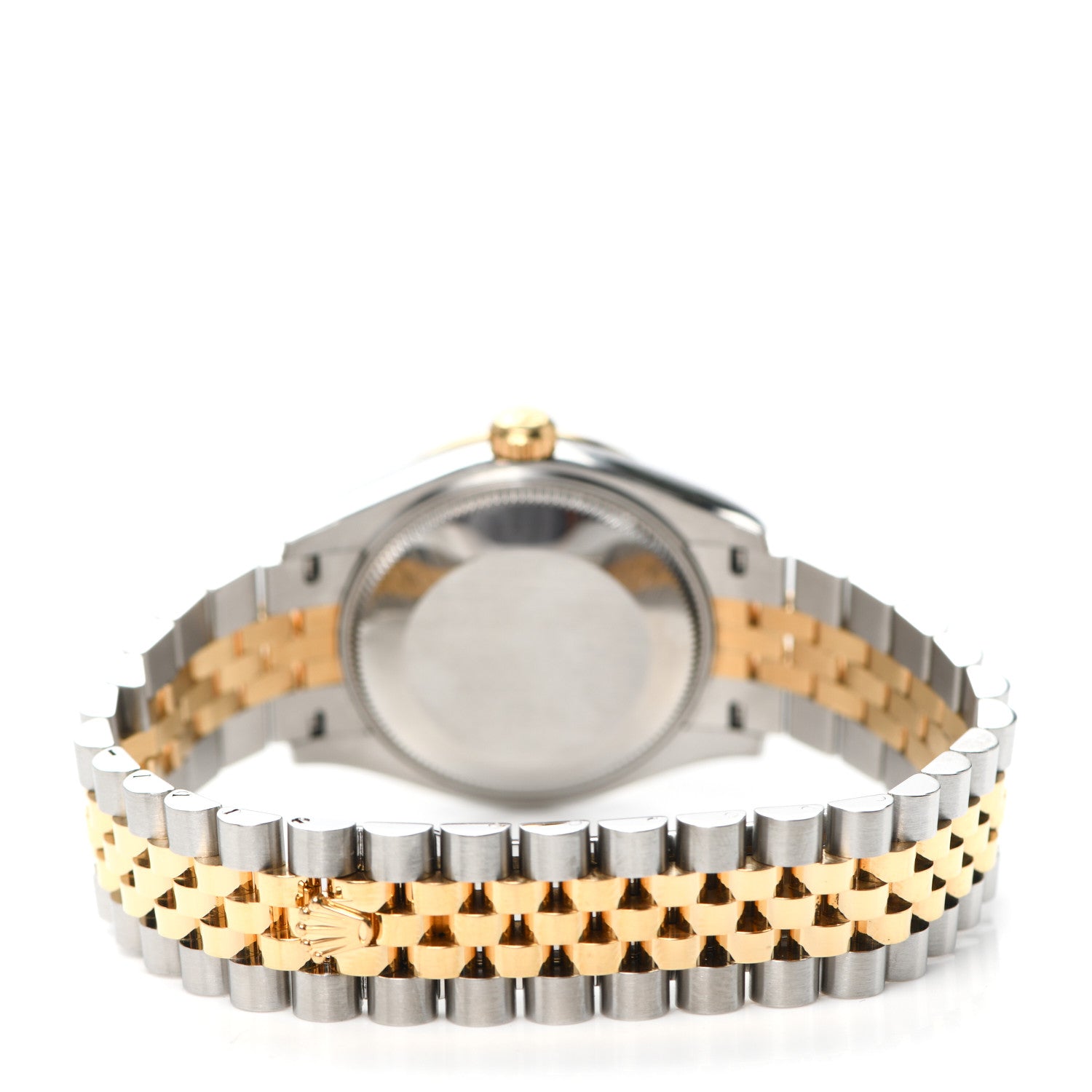 Rolex Stainless Steel 18K Yellow Gold Diamond 31mm Oyster Perpetual Datejust Watch Olive Green Roman 278273 3 of 5