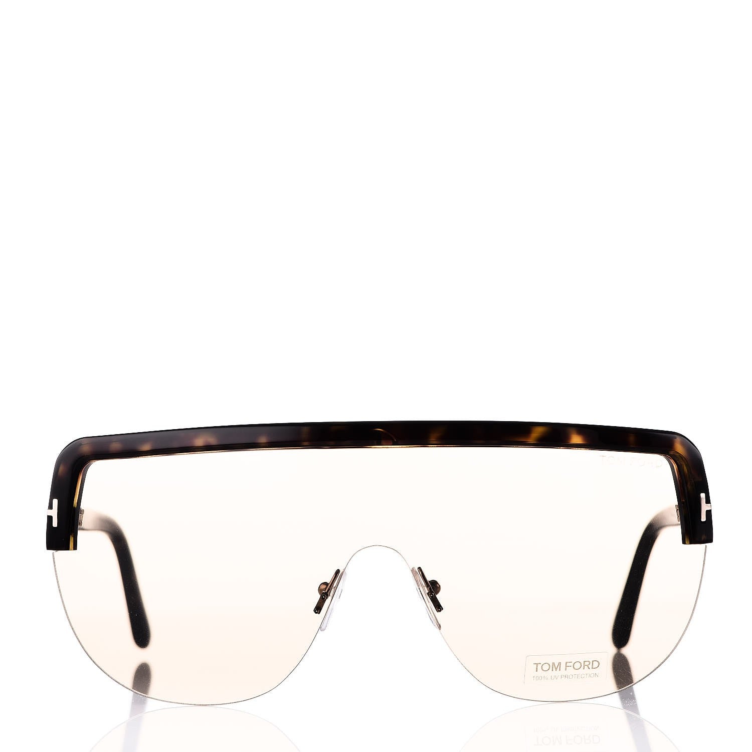 Tom Ford Angus Shield Sunglasses TF560 Havana 2 of 7