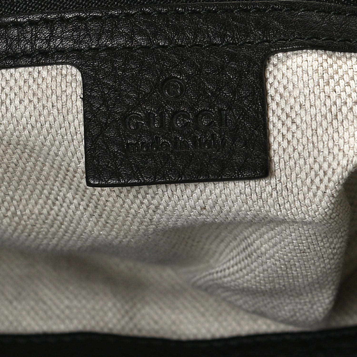 Gucci Pebbled Calfskin Medium Soho Chain Shoulder Bag Black 6 of 18