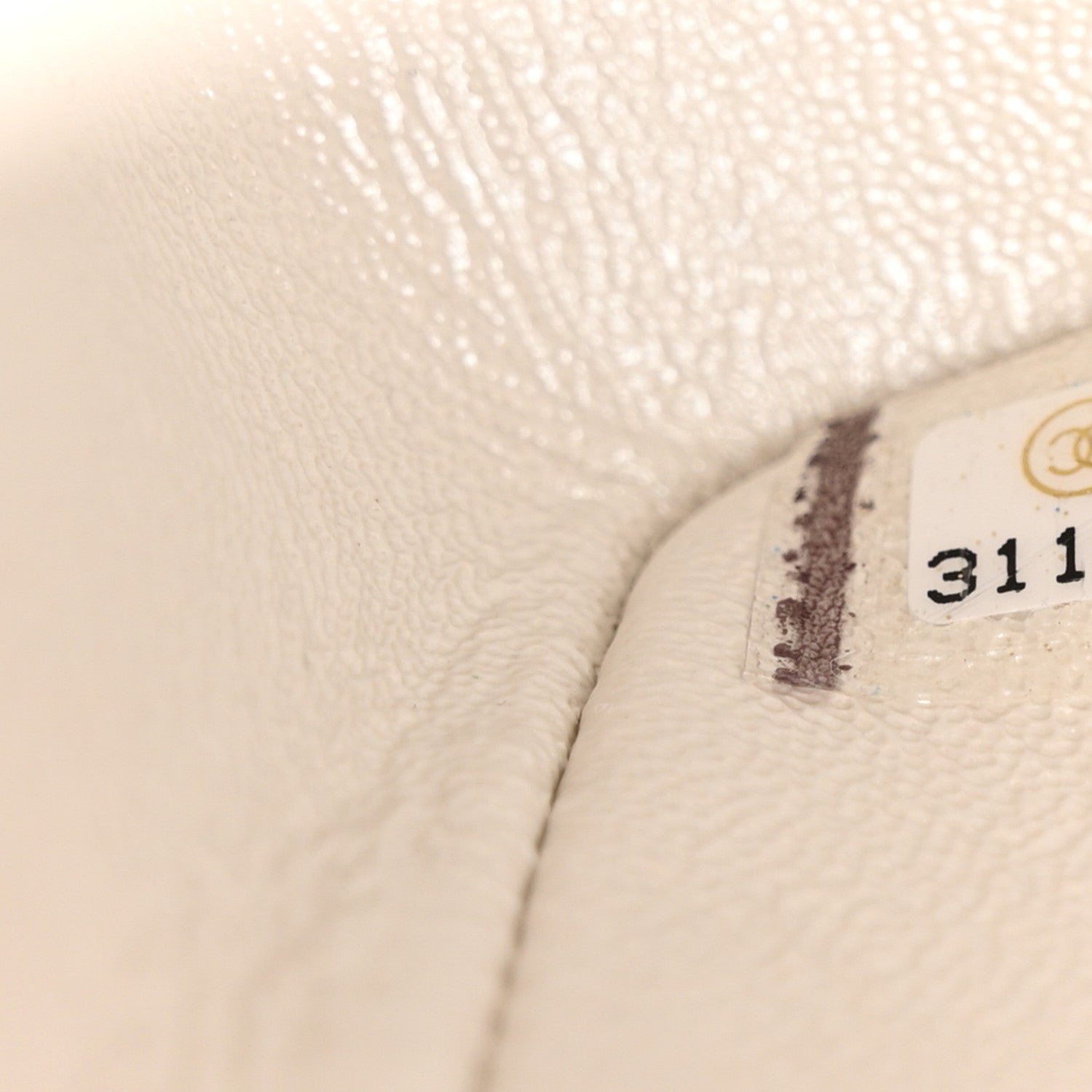 Chanel Iridescent Calfskin Quilted Medium Double Flap White 7 of 13