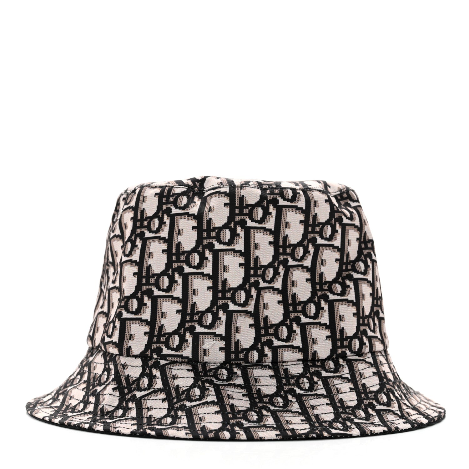 Christian Dior Oblique Reversible Teddy-D Brim Bucket Hat 58 Black 11 of 14