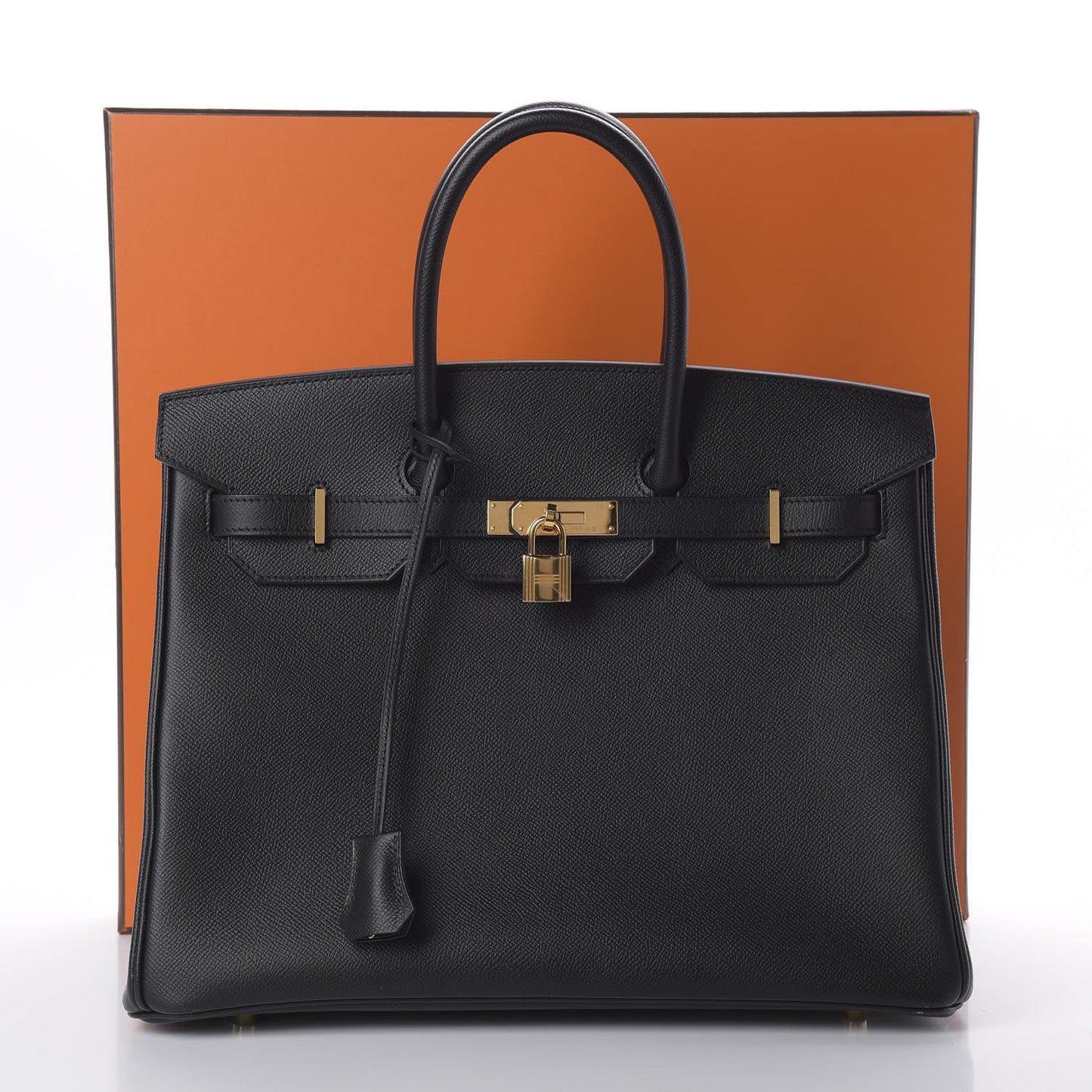 Epsom Birkin 35 Black