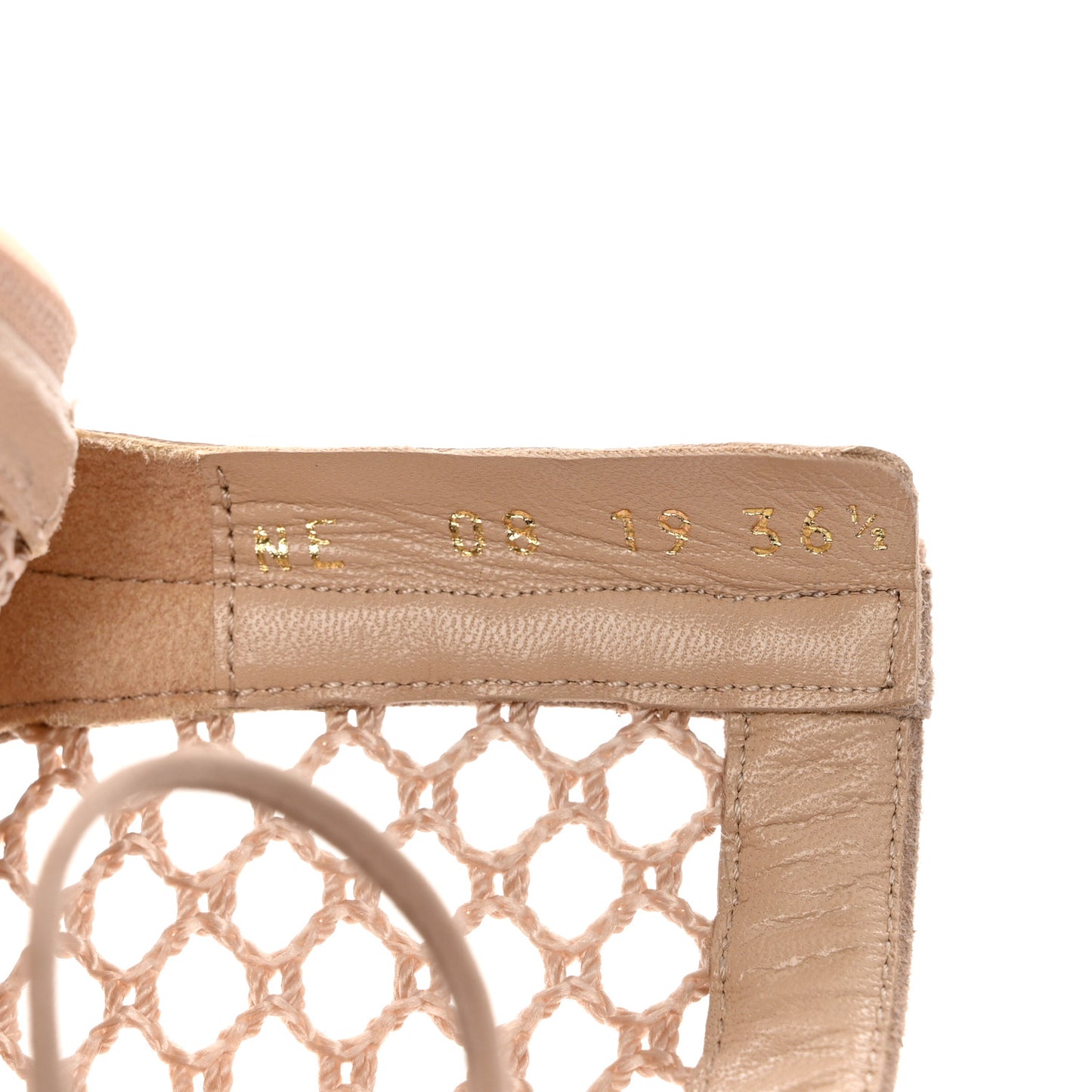 Suede Resille Naughtily-D 30mm Ankle Boots 36.5 Nude