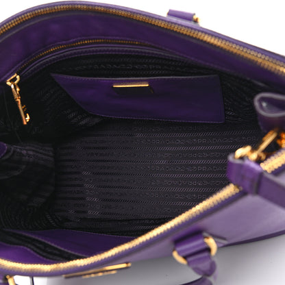 Prada Saffiano Medium Galleria Double Zip Tote Viola 5 of 12