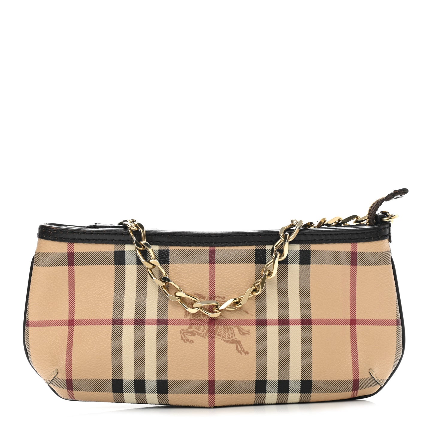 Haymarket Check Clara Pochette Chocolate