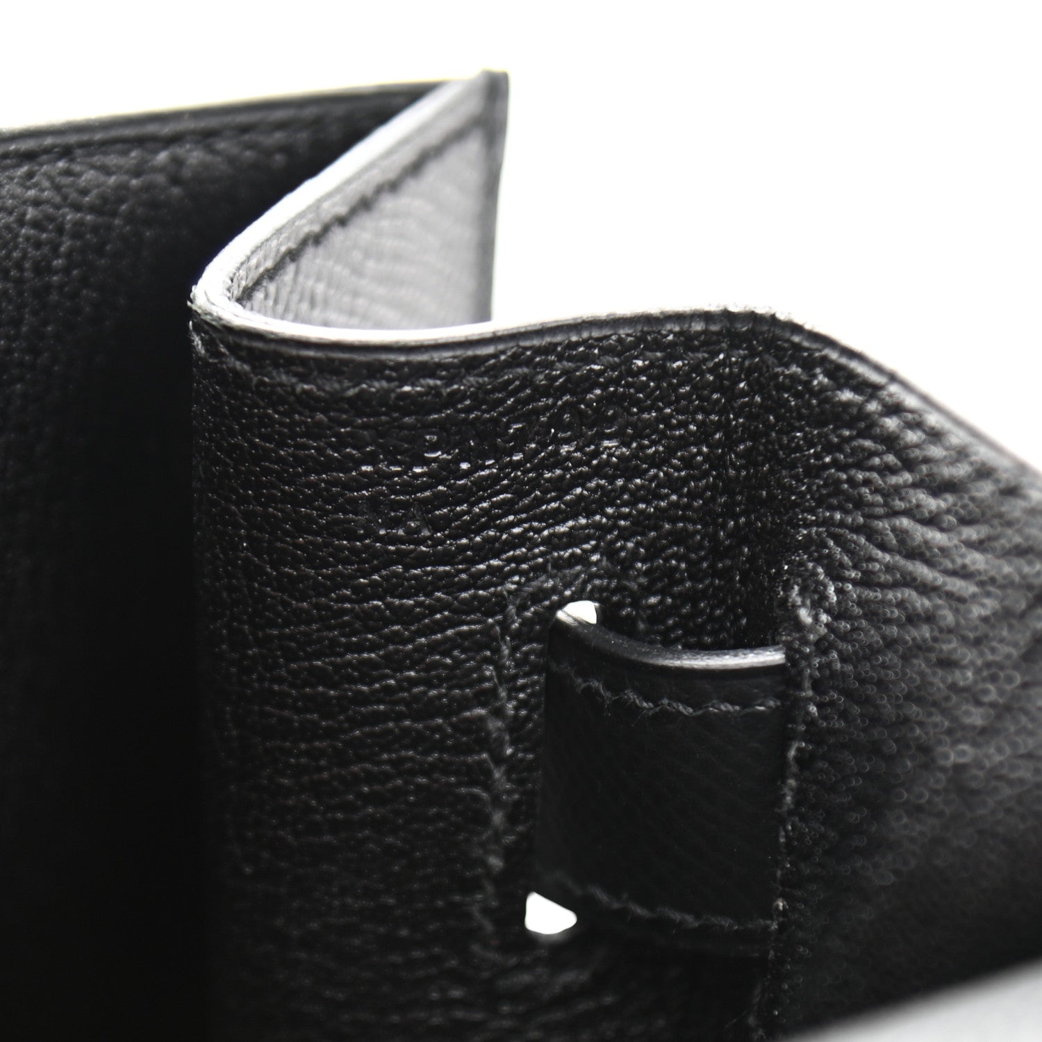 Hermes Epsom Kelly Sellier 40 Black 7 of 13