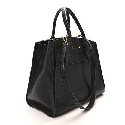 Louis Vuitton Taurillon City Steamer PM Black 3 of 8