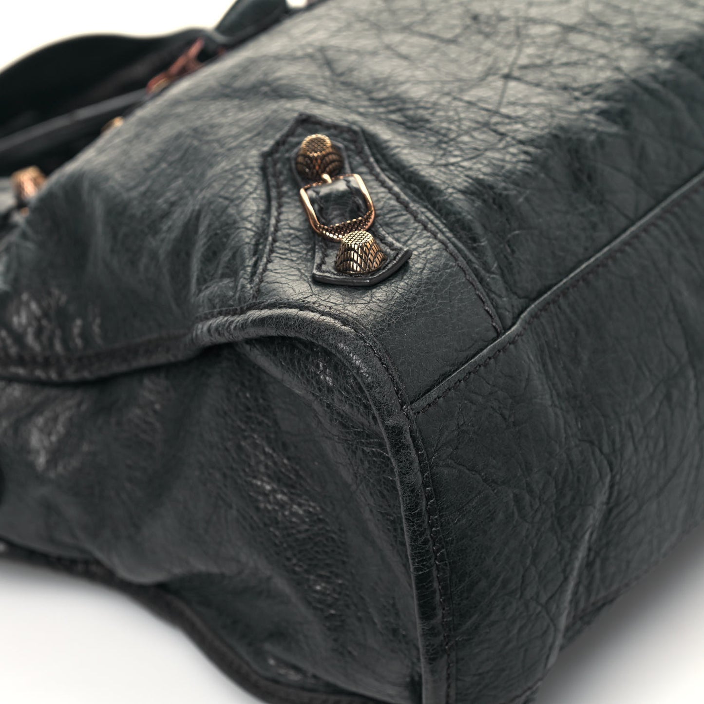 Agneau Giant 12 Rose Gold Hardware City Anthracite