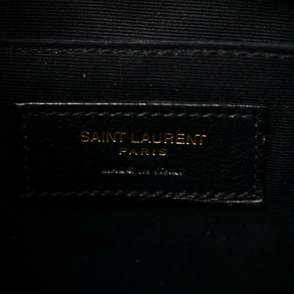 Saint Laurent Calfskin Matelasse Monogram Lou Camera Bag Dark Beige 6 of 15