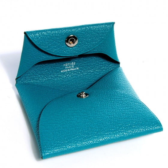 Hermes Chevre Mysore Bastia Bleu Paon 6 of 23