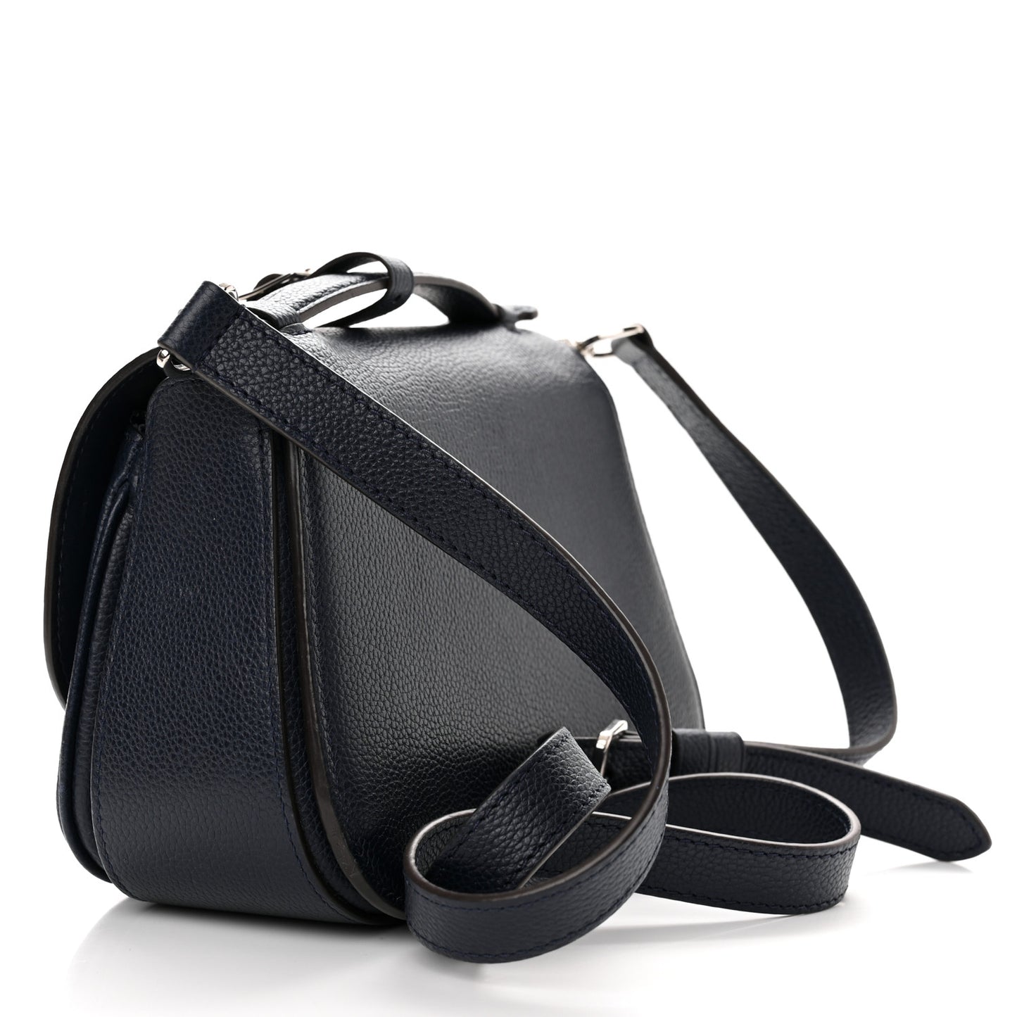 Grained Calfskin Vivienne NM Blue Marine