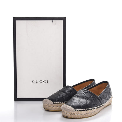 Gucci Guccissima Signature Espadrilles 36.5 Black 10 of 10