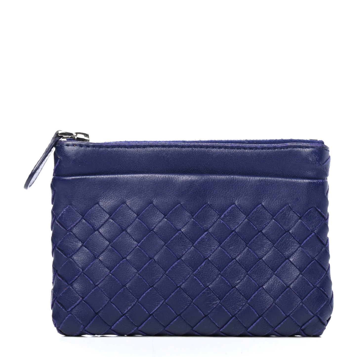Nappa Intrecciato Key Case Purple