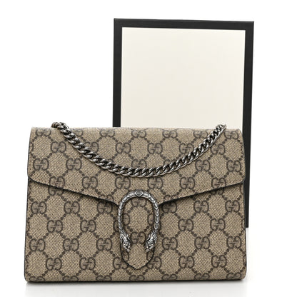 Gucci GG Supreme Monogram Mini Dionysus Chain Wallet Beige Taupe 12 of 12